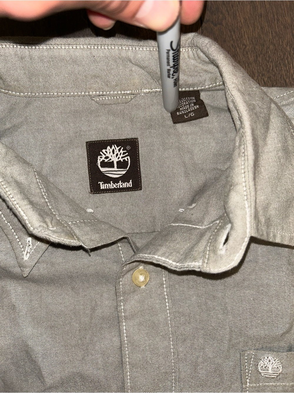 Men's collared button-down